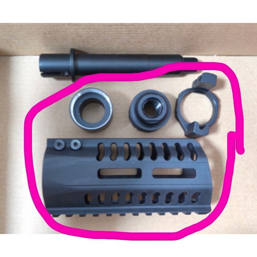 ชิ้นส่วนดัดแปลงอุปกรณ์เสริมรถจักรยานยนต์ซ้าย Hollow ขวา Hollow M4 Receiver arp9