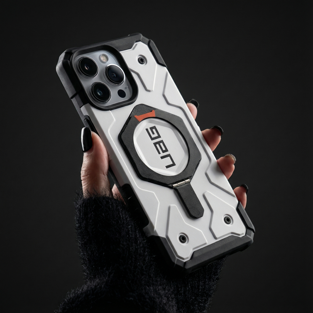 UAG สําหรับ iPhone 12 13 14 15 16 17 pro max กรณี Kickstand Drop Protection Clear ป้องกัน iPhone Cover