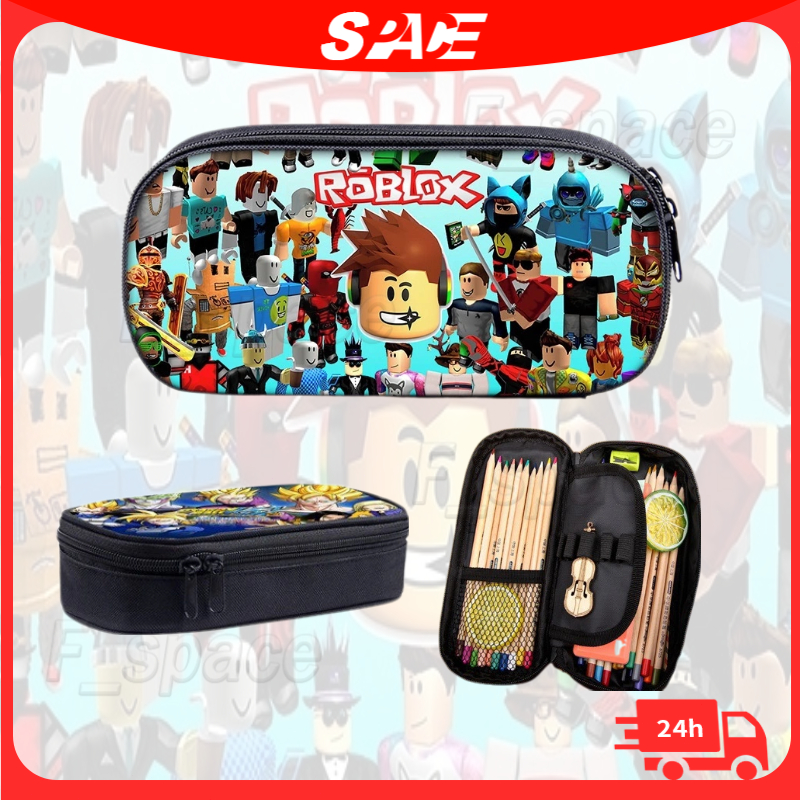 [จัดส่งด่วน] Roblox กระเป๋าดินสอ กระเป๋าเครื่องเขียน สําหรับเด็กนักเรียนประถม