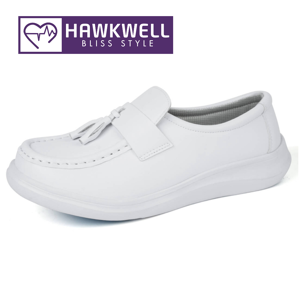 Hawkwell Women รองเท้าพยาบาล Slip On Resistance Walking Shoes - Bacly/6937 ราคาถูก Shopee Lazada