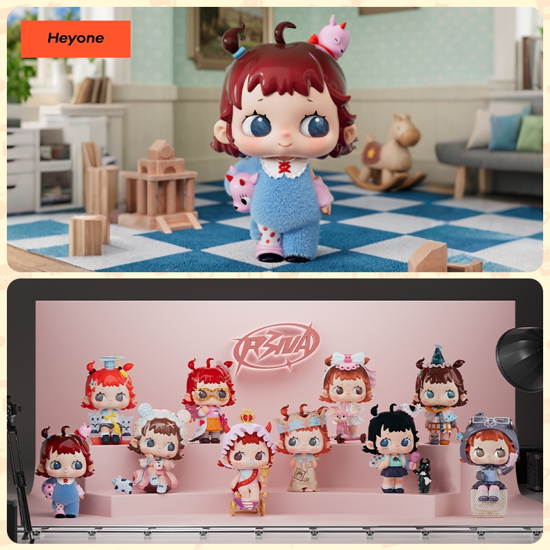 Heyone R3NA-Anti-Spotlight Series แอ็กชันฟิกเกอร์ กล่องสุ่ม ฟิกเกอร์น่ารัก ของขวัญ ซื้อแบบยกกล่อง