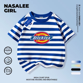 【จัดส่งทันทีวันเดียวกัน】NASA เสื้อเชิ้ตแขนสั้นสำหรับเด็ก สีน้ำเงินกรมท่า ผ้าฝ้ายสวมใส่สบาย ลายพิมพ์สไตล์อเมริกันเทรนด์ เหมาะสำหรับเด็กอายุ 3-16 ปี (ทั้งเด็กชายและหญิง)