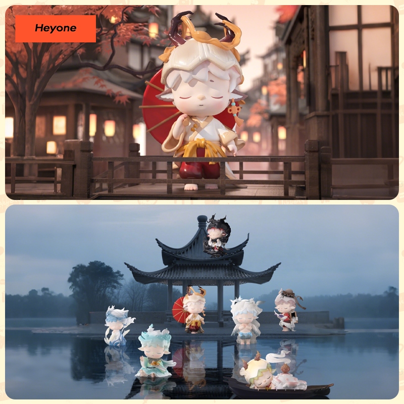 Heyone MIMI Jiuzhou Odyssey Series Overseas Exclusive Neo-สไตล์จีนแอ็กชันฟิกเกอร์ กล่องสุ่ม ฟิกเกอร์