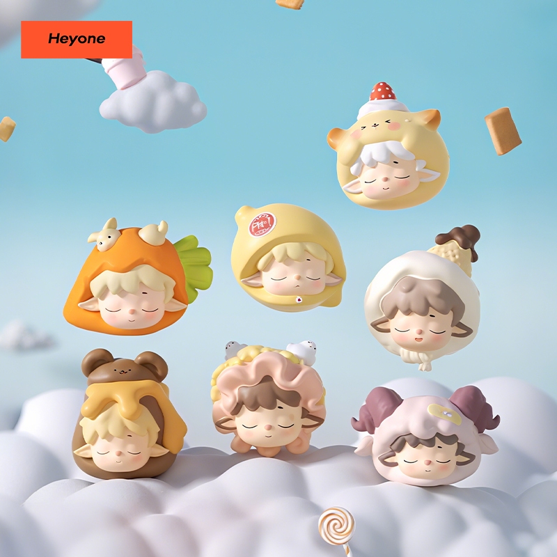 Heyone MIMI Little World Sweet Conquests Series Squishy แอ็กชันฟิกเกอร์ กล่องสุ่ม ฟิกเกอร์น่ารัก ของขวัญ ซื้อแบบยกกล่อง