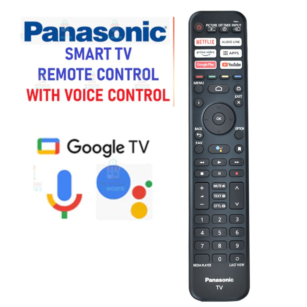 Panasonic สมาร์ททีวี android เปลี่ยนรีโมทคอนโทรล PN-V10 RC700P RC700E ใช้งานร่วมกับ LX800K & LX650K 