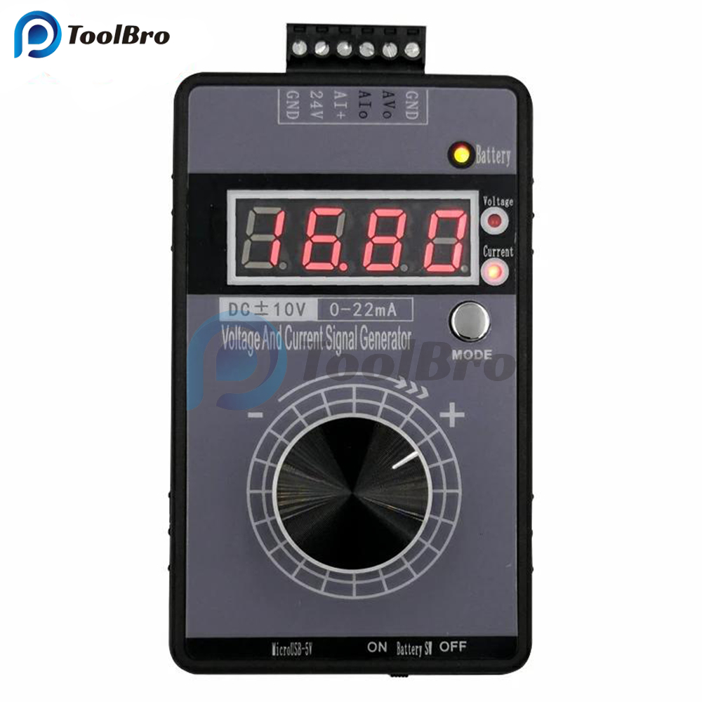 ความแม่นยําสูง 0-5V 0-10V 4-20mA เครื่องกําเนิดสัญญาณแรงดันไฟฟ้าสัญญาณปัจจุบัน -10V -10V 0-22mA แหล่