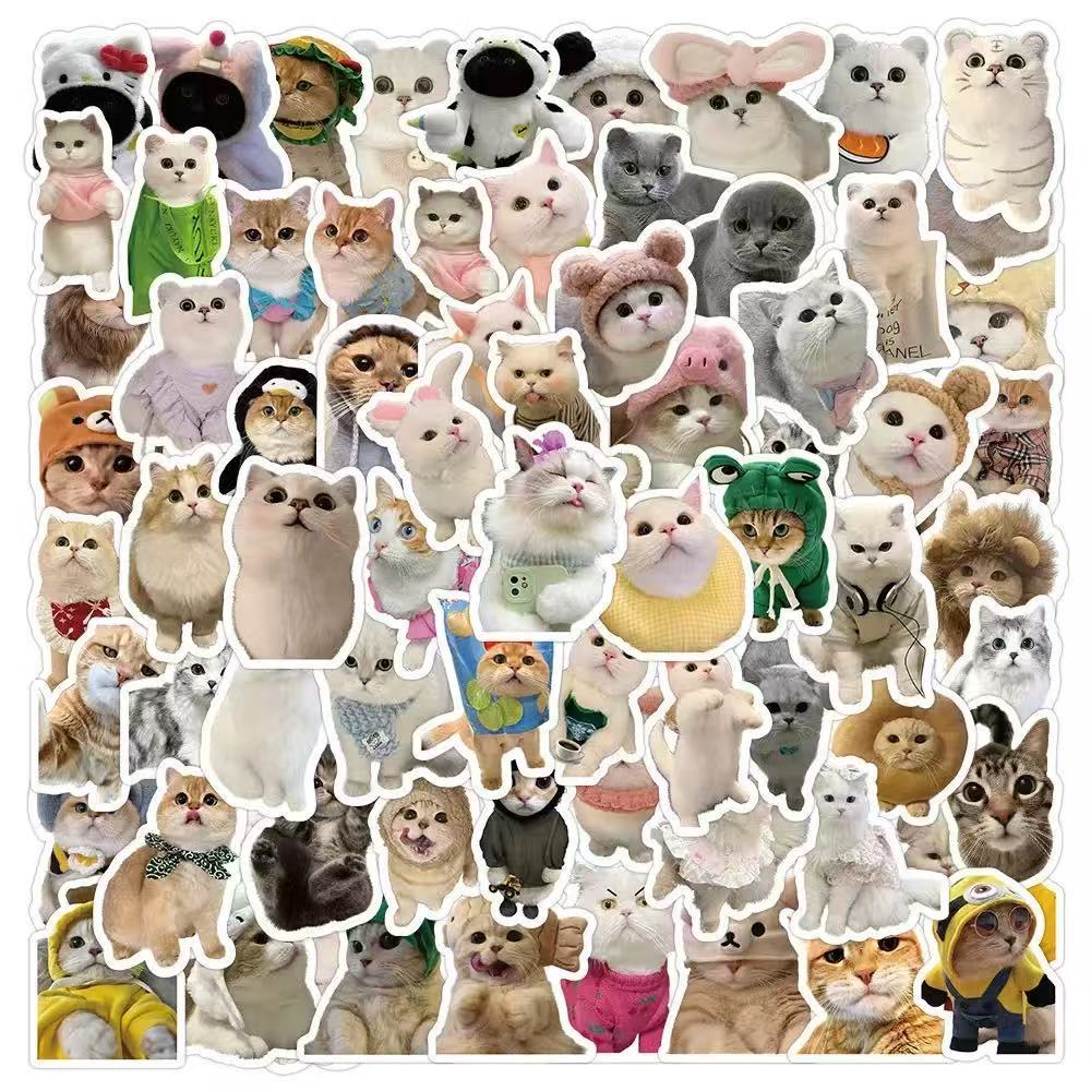 สติกเกอร์ ลายการ์ตูนน่ารัก สําหรับตกแต่งสมุดไดอารี่ จํานวน 100 ชิ้น ต่อชุด