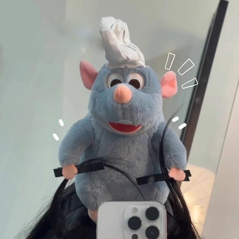 หัวแหวนหนูหนูราชา | หัวแหวนหนูหนูสำหรับสตรี | คลิปผมหนูหนูจับผมขี้เหล็กหน้าม้า | คลิปผมหนูหนูราชาใช้ล้างหน้า | คลิปผมหนูหนูช็ฟสุดยอดสิ่งประดับผม - รูปที่ 3