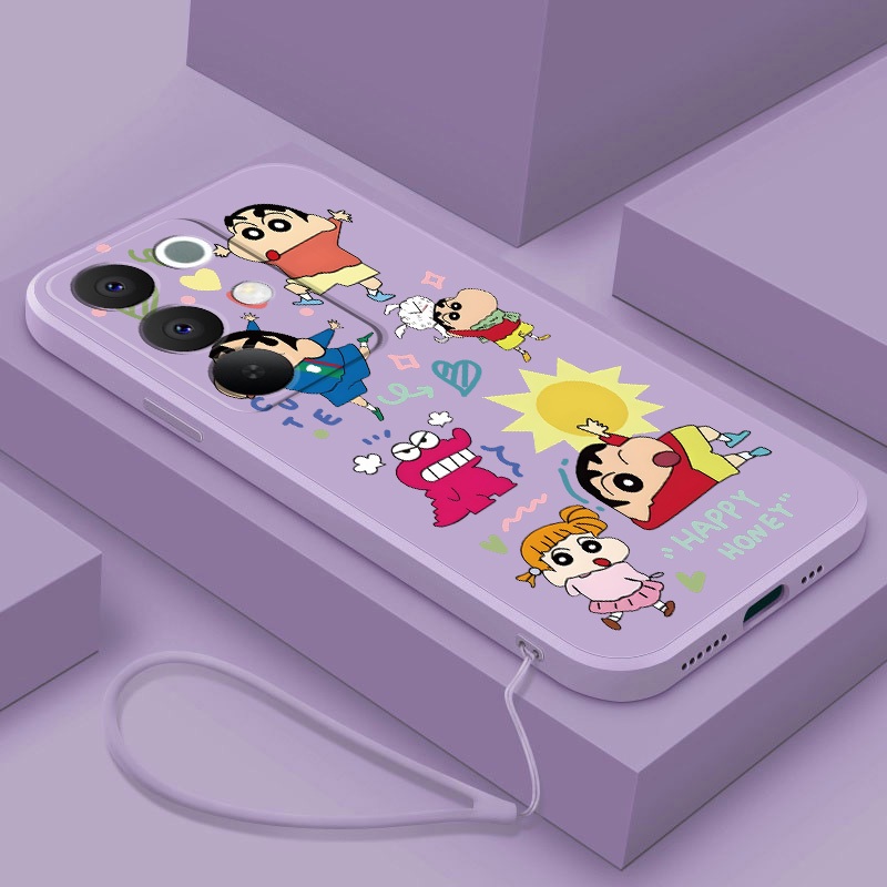 Realme C85 Pro realme C85 5G Happy Crayon Shin-chan Matte Soft Case Fun ฝาครอบยืดหยุ่นคลาสสิกอะนิเมะ