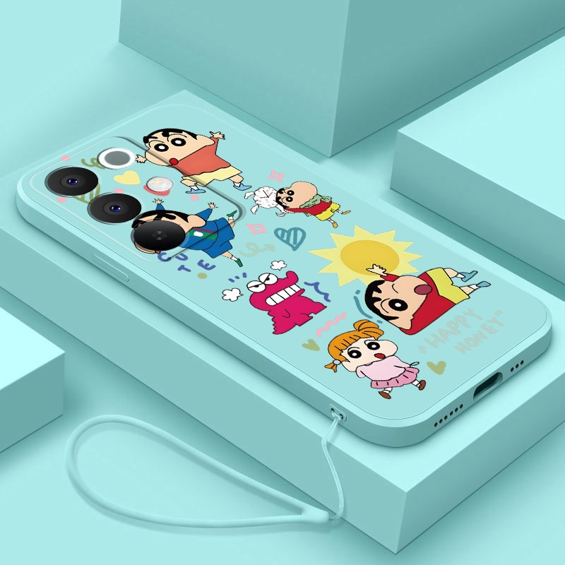 Realme C85 5G realme C85 Pro Happy Crayon Shin-chan Matte Soft Case Fun ฝาครอบยืดหยุ่นคลาสสิกอะนิเมะ