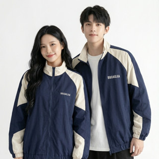 TIDOTIDOเสื้อคลุมแฟชั่น ชาย/หญิง สไตล์ญี่ปุ่น มินิมอล ซิปรูด…