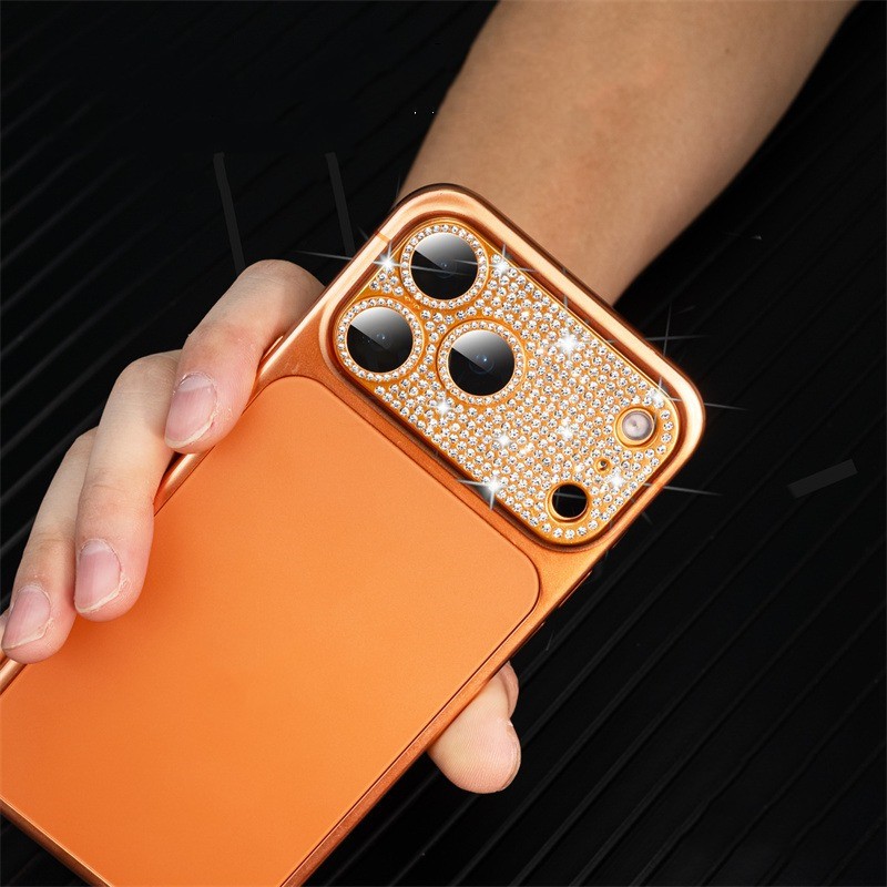 Glitter Full Diamond โลหะป้องกันกล้องสําหรับ iPhone 17 Pro Max 17Pro Air 9H HD กระจกนิรภัยกล้องเลนส์ Protector Bling Rhinestone Anti-scratch Cover ราคา ถูกที่สุด ดีลบีเคเค แกลเลอรีภาพที่ 3