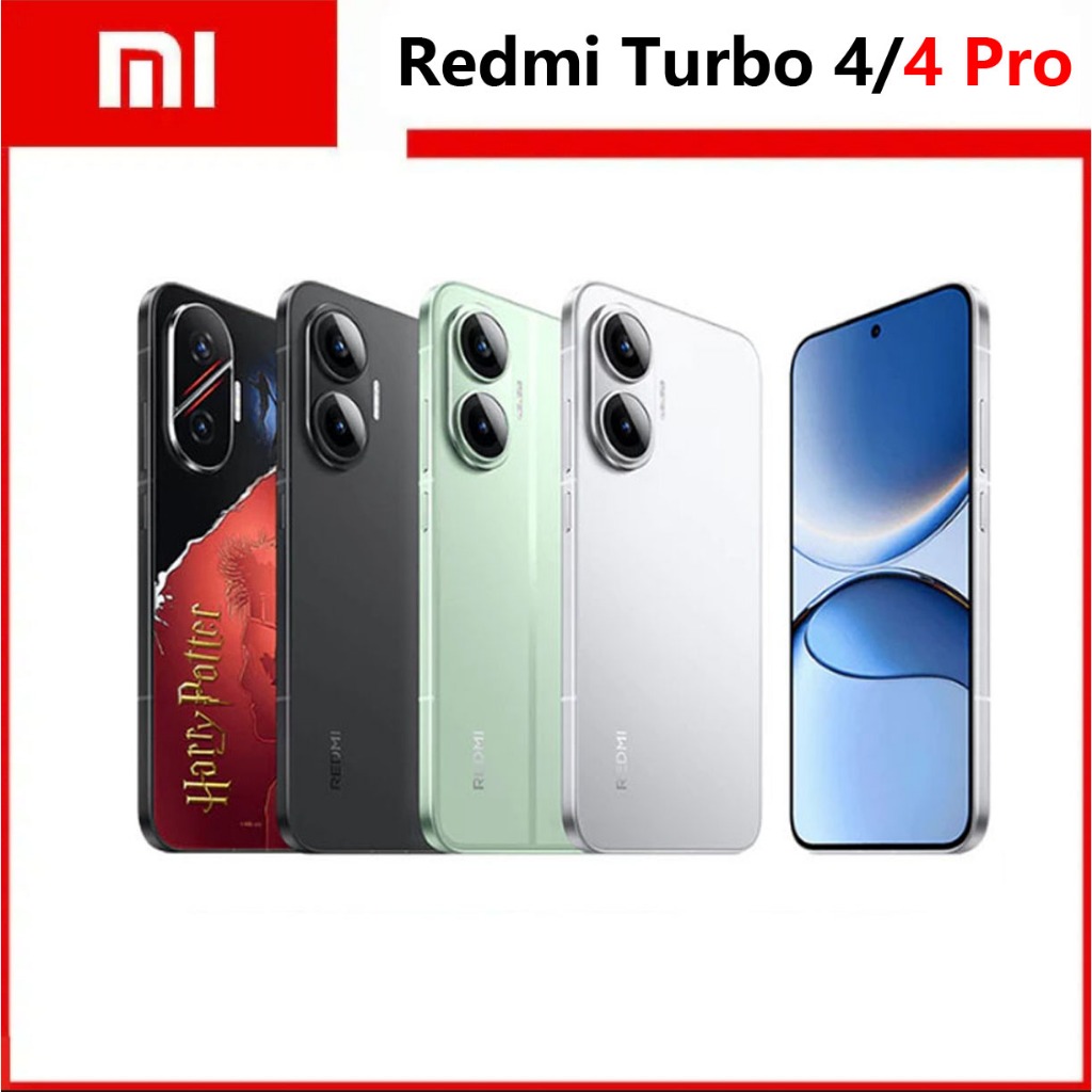 ยี่ห้อใหม่ Xiaomi Redmi Turbo 4 Pro 5G สมาร์ทโฟน 6.83 นิ้ว 120Hz Snapdragon 8s Gen 4 Bluetooth 5.4 N