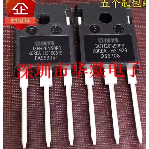 1-5PCS TO-247 IXFH26N50P3 IXFH14N100Q2 IXFH98N60X3 IXFH150N20T IXFH100N30X3 IXFH16N50P3 ทรานซิสเตอร์