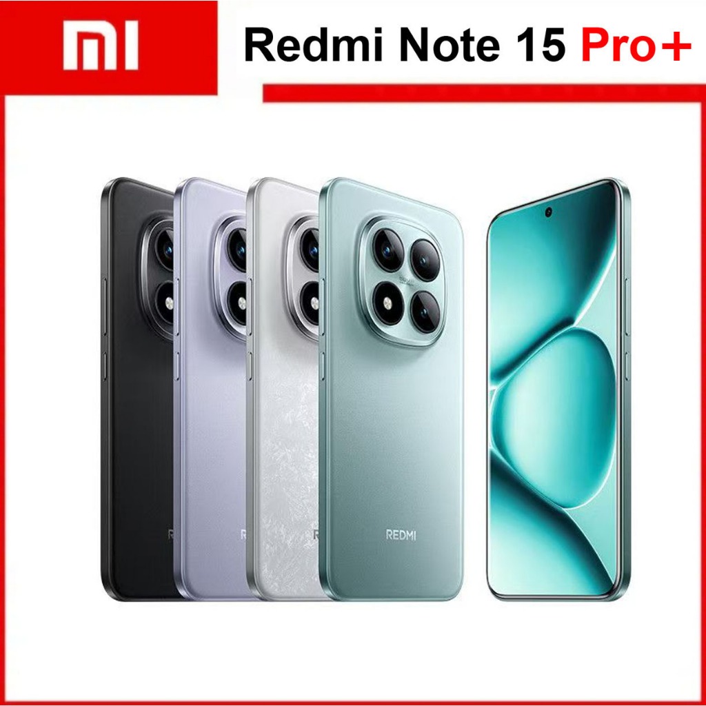 Xiaomi Redmi Note 15 Pro+ plus 5G สมาร์ทโฟน Snapdragon 7s Gen 4 6.83 นิ้ว 1.5K หน้าจอ 7000mAh แบตเตอ