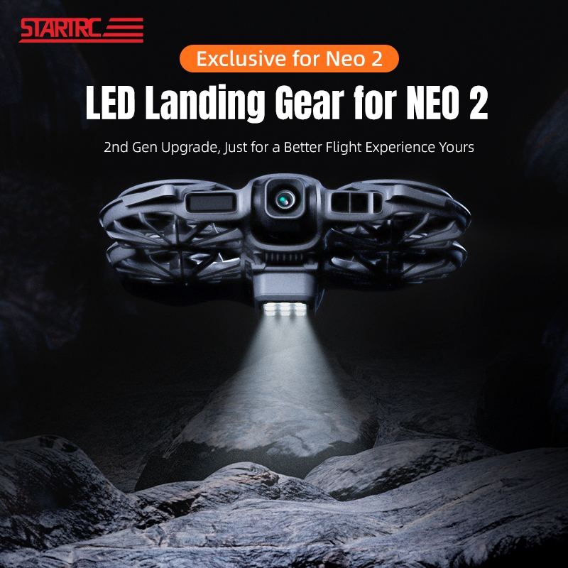 สําหรับ DJI NEO 2 drone Luminous downward view ไฟฉายความสูงขาตั้งกล้องถ่ายภาพทางอากาศส่องสว่างขาตั้งกล้องการถ่ายภาพ neo2 อุปกรณ์เสริม