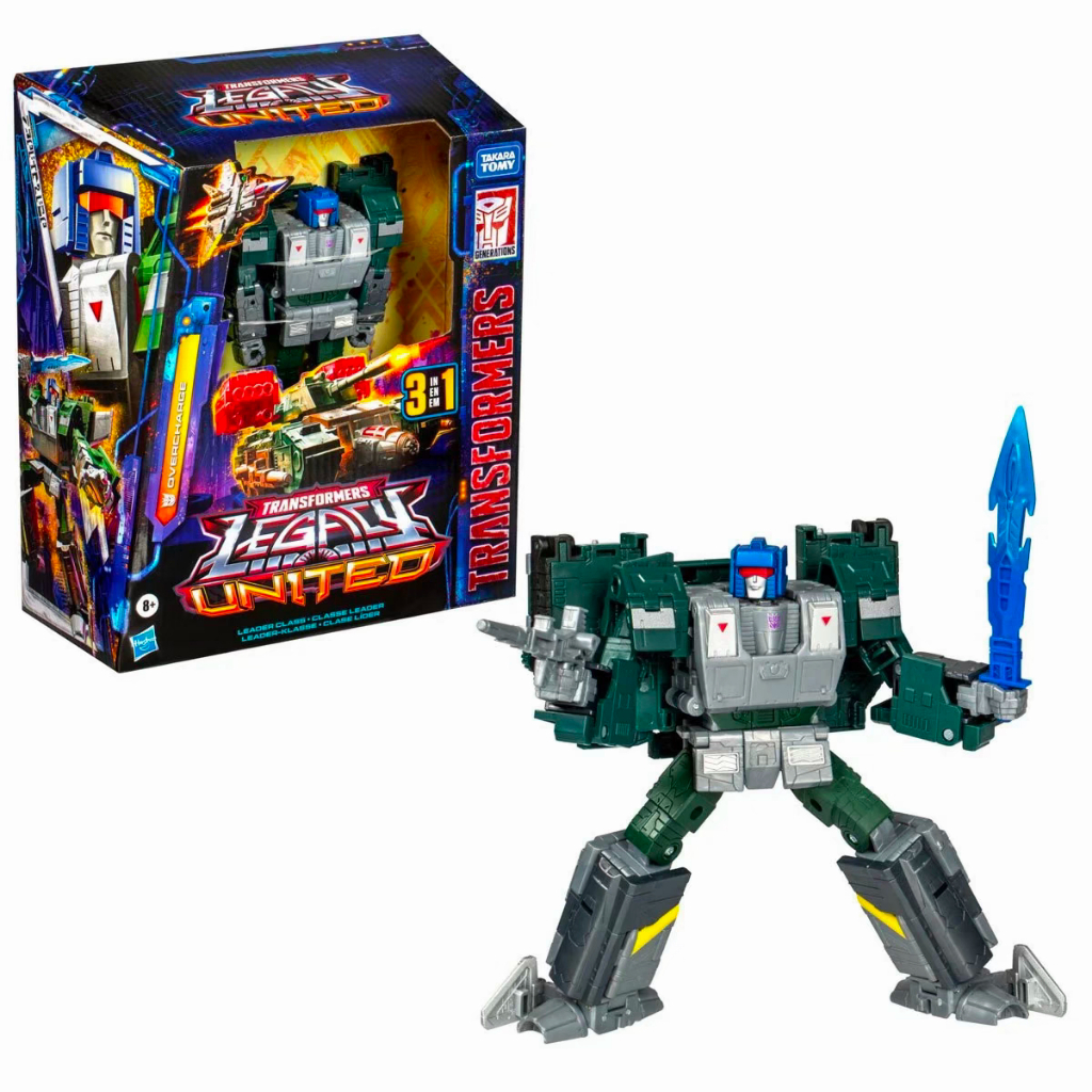 Hasbro Transformers Legacy United L-Class: Triple Changer Overcharge/Sandstorm/Skyburst | G1 Soundwave w/Cassettes | Armada Megatron | G2 Laser Optimus w/Trailer | BW Tigerhawk | Thunderclash&Calcium Rock&Night Raid Limited Set