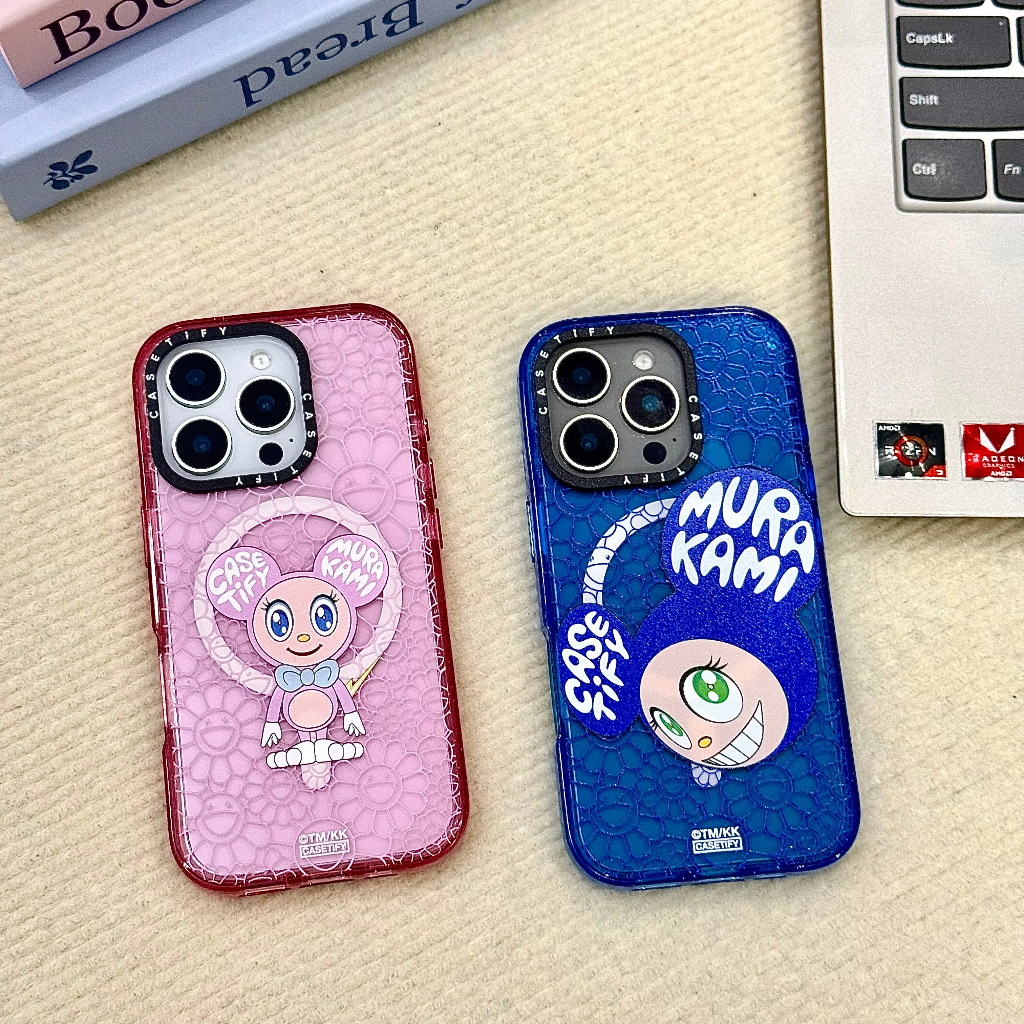 DOB-KUN CT ป้องกันการกระแทกใหม่อะคริลิคฝาครอบแม่เหล็กเข้ากันได้สําหรับ iphone12 13 14 15 16 17 air plus promax เคสป้องกัน