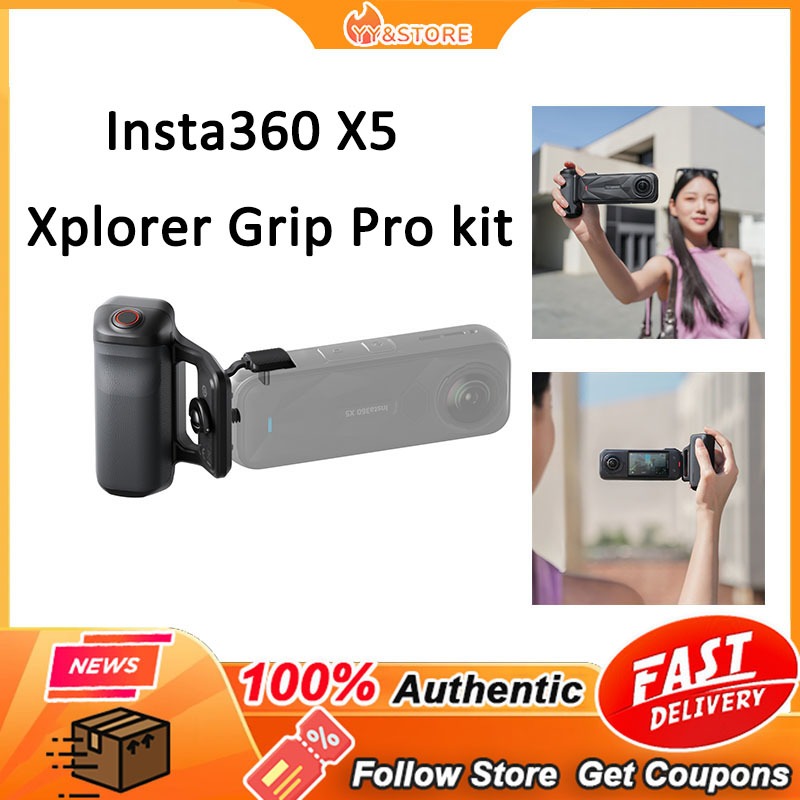 Original-New Insta360 X5 Street Shooting Handle เหมาะสําหรับ Insta360 X5
