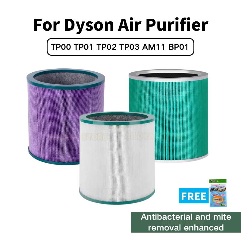 【HEPA Filter】 For DYSON TP00 TP01 TP02 TP03 BP01 AM11 PURE COOL LINK Air Purifier Fan Filter with An