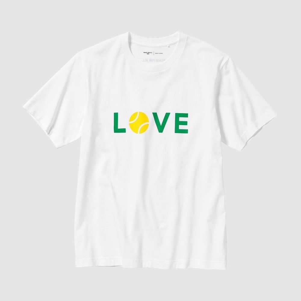 Un เสื้อยืดพิมพ์ลาย Roger Federer สําหรับผู้ชายและผู้หญิง Roger Federer Charity แขนสั้น