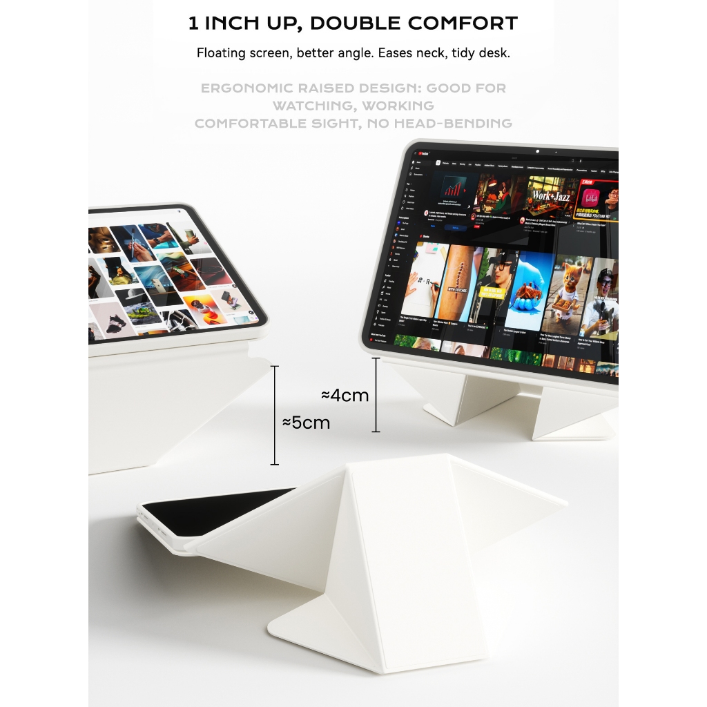 【ของขวัญที่ดีที่สุด】การ์ตูน，น่ารัก，สัตว์ KENKE iPad กรณีแท็บเล็ตหมุนที่ถอดออกได้แม่เหล็กสําหรับ iPad Air Pro 11 นิ้ว 2025 Air 13 