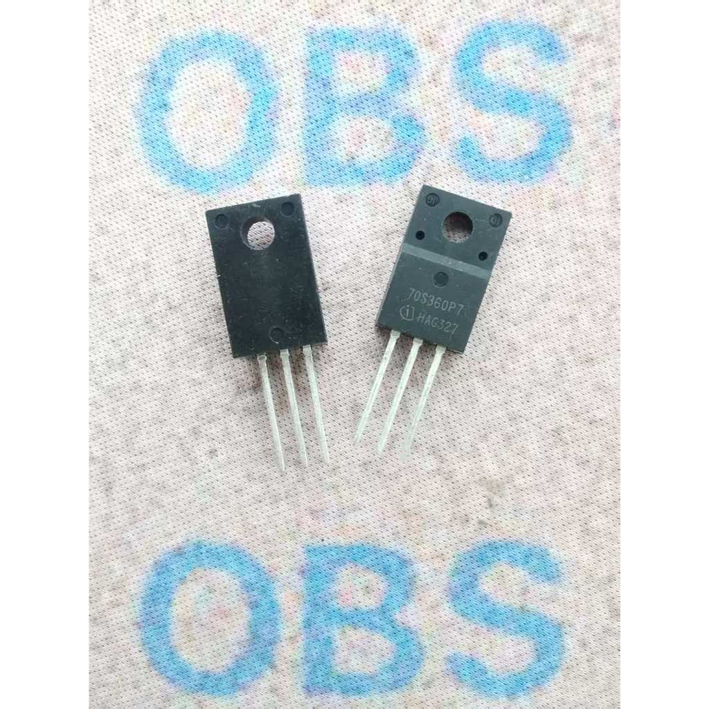 ((10 ชิ้น) 70S360P7 ยี่ห้อใหม่ IPA70R360P7S Field Effect Tube 12.5A/700V TO-220F