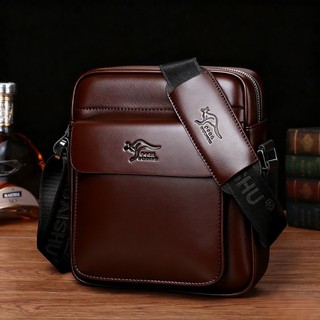 Business men's faux leather messenger bag fashion casual Shoulder bag