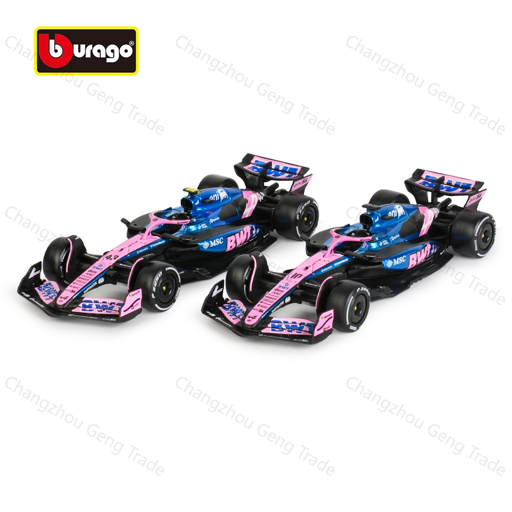 Bburago 1:43 BWT Alpine 2025 A525 #10 #43 F1 รถแข่งสูตรจําลองแบบคงที่รถโมเดลโลหะผสมDiecast