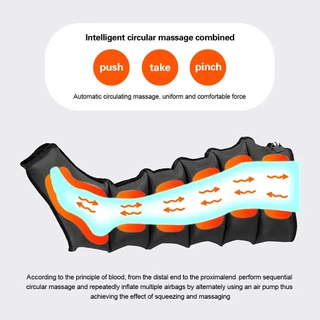 XINDUAir wave leg massager with zipper, thigh pressure, calf massager airbag, automatic leg beauty device