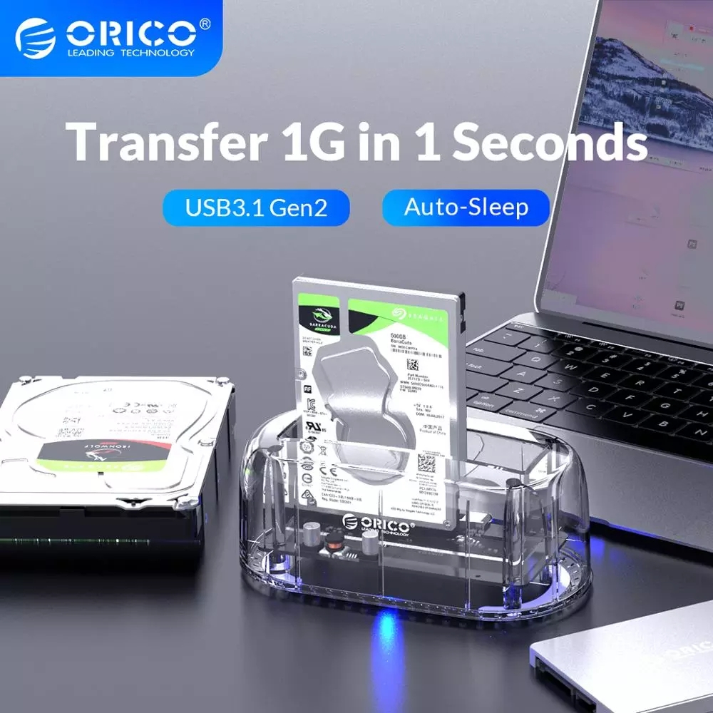 ORICO Docking Station HDD Dock 2.5 3.5 USB3.0 HDD Docking Station 5Gbps Hard Drive Enclosure Externa