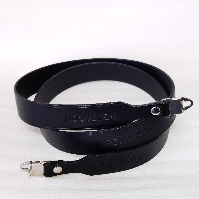 เข็มขัดสลิงไหล่สายคล้องกล้องหนังแท้บริสุทธิ์สําหรับ Pentacon Six P6 Wide
