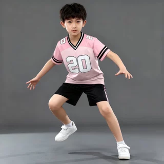 SweetKids พร้อมส่งจากกทม🌸เสื้อยืดเด็ก🍓เสื้อแขนสั้นฤดูร้อน คอวี สไตล์อเมริกัน ฮิปฮอปลำลอง ระบายอากาศได้ พิมพ์ลายตัวเลข ใส่ได้ทั้งเด็กชาย-หญิง
