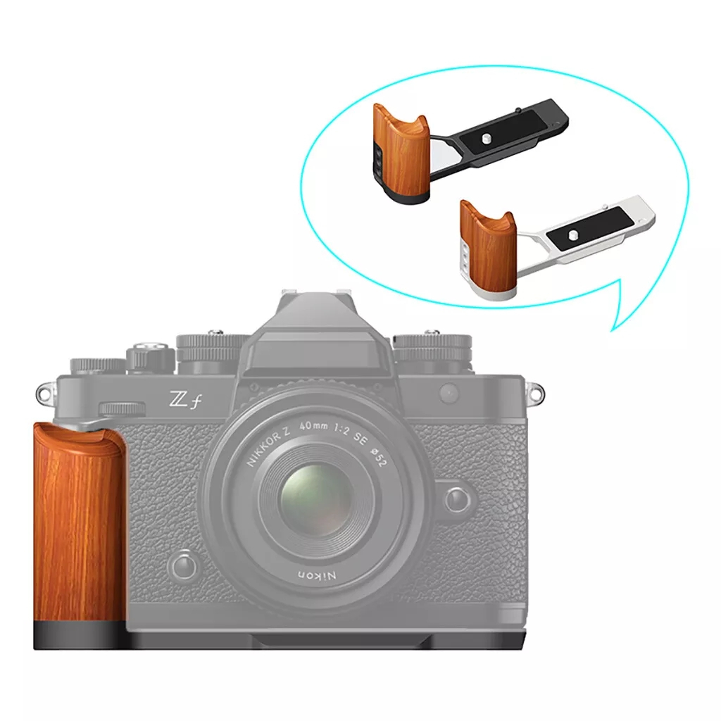 Quick Release แผ่น L วงเล็บไม้ Handle Handgrip สําหรับ Nikon ZF/ZFC กล้อง Accessaries