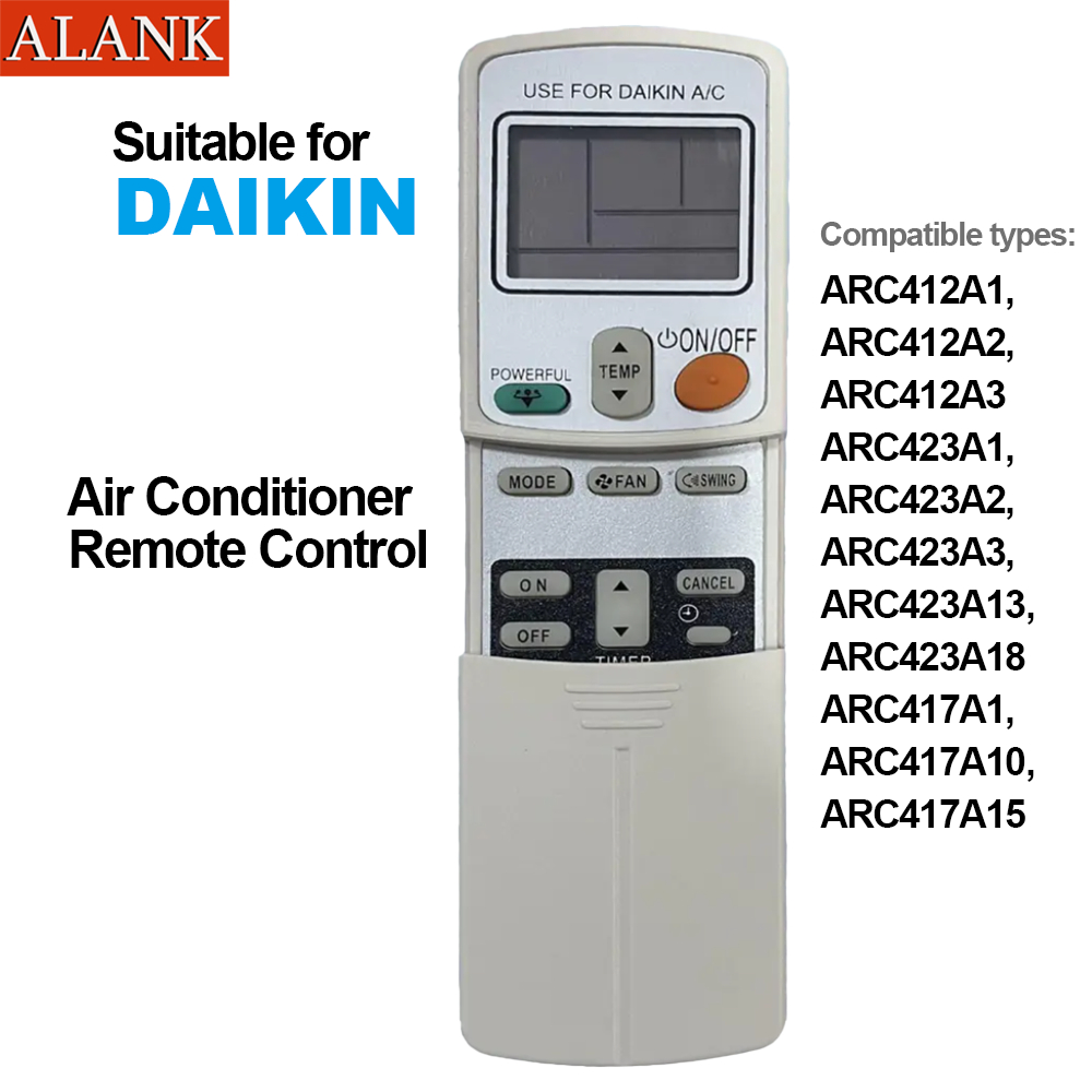 ALANK รีโมทแอร์ Daikin ，Aircon Remote DAIKIN ARC433A24/ARC433A55