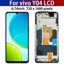 6.74 "ทดสอบสําหรับVIVO Y04 Y19e Y29sจอแสดงผลLCD Touch Screen Digitizer AssemblyสําหรับVIVO Y29S LCDพ