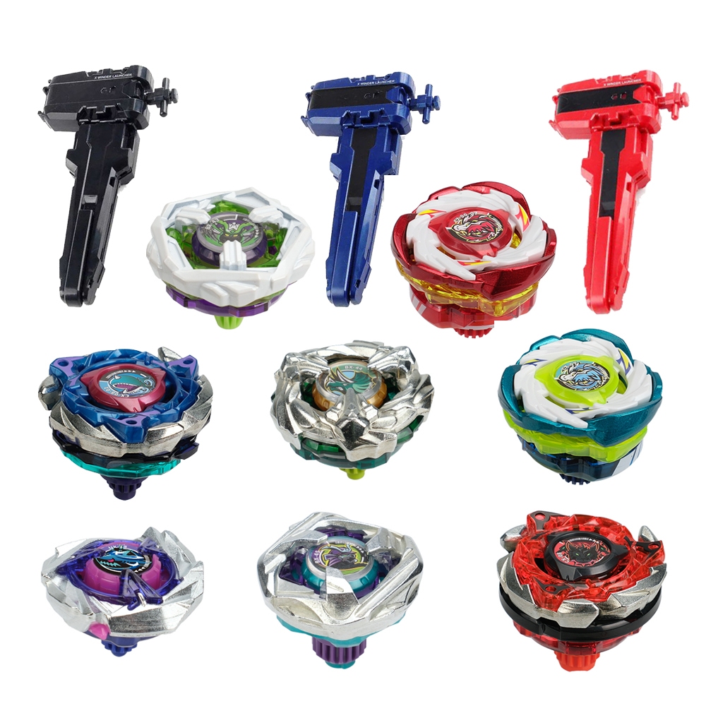Beyblade Burst BX-43/BX-44/BX-45/CX-07/CX-007/CX-08/CX-08-01/UX-15 โลหะ Bayblade พร้อม Launcher ชุด 