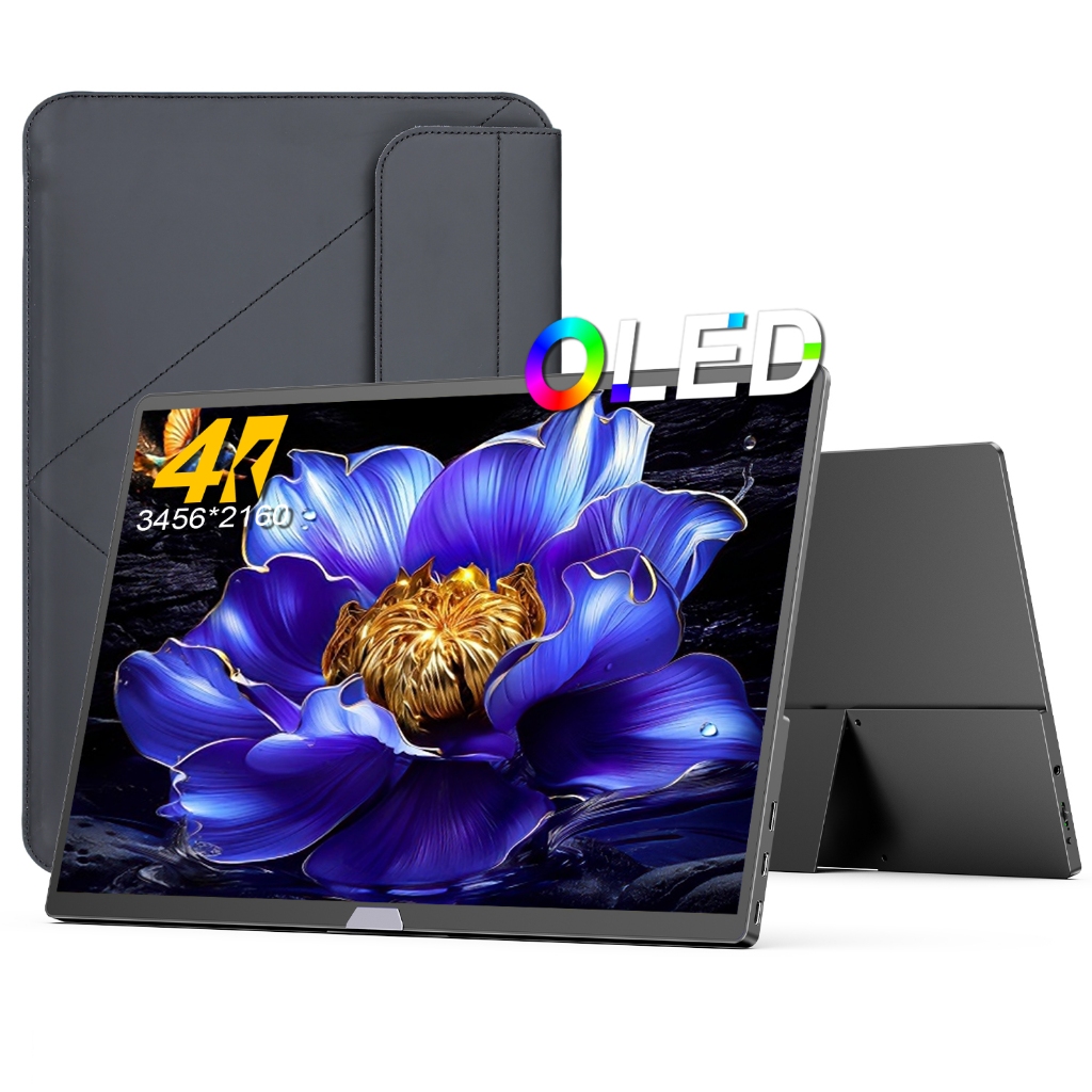 UPERFECT UColor OLED Portable Monitor 4K 15.6 นิ้ว 3456*2160 100% DCI-P3 100000:1 Contrast 1ms Gamin