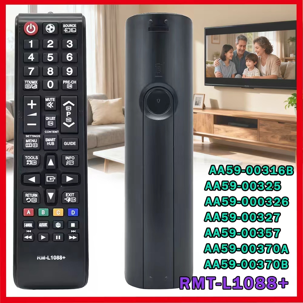 ใหม่ RM-L1088 เปลี่ยนรีโมทคอนโทรลสําหรับ Samsung 6 Series MU6290 สมาร์ท 4K UHD TV UN40MU6290 UN43MU6