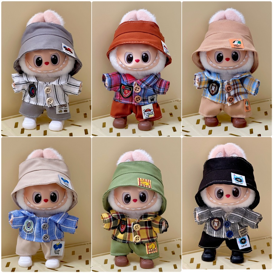เฉพาะเสื้อผ้า Labubu ตุ๊กตาเสื้อผ้าสําหรับ 1st 2nd 3rd Generation ของเล่นตุ๊กตาชุดเปลี่ยนตู้เสื้อผ้าเครื่องแต่งกายคอสเพลย์อุปกรณ์เสริม