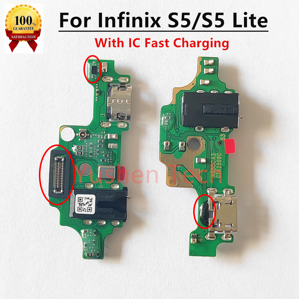 ชาร์จสําหรับ Infinix S5/S5 Lite X652 X652B X652C X652A USB charger พอร์ตชาร์จ dock ยืดหยุ่นเชื่อมต่อ