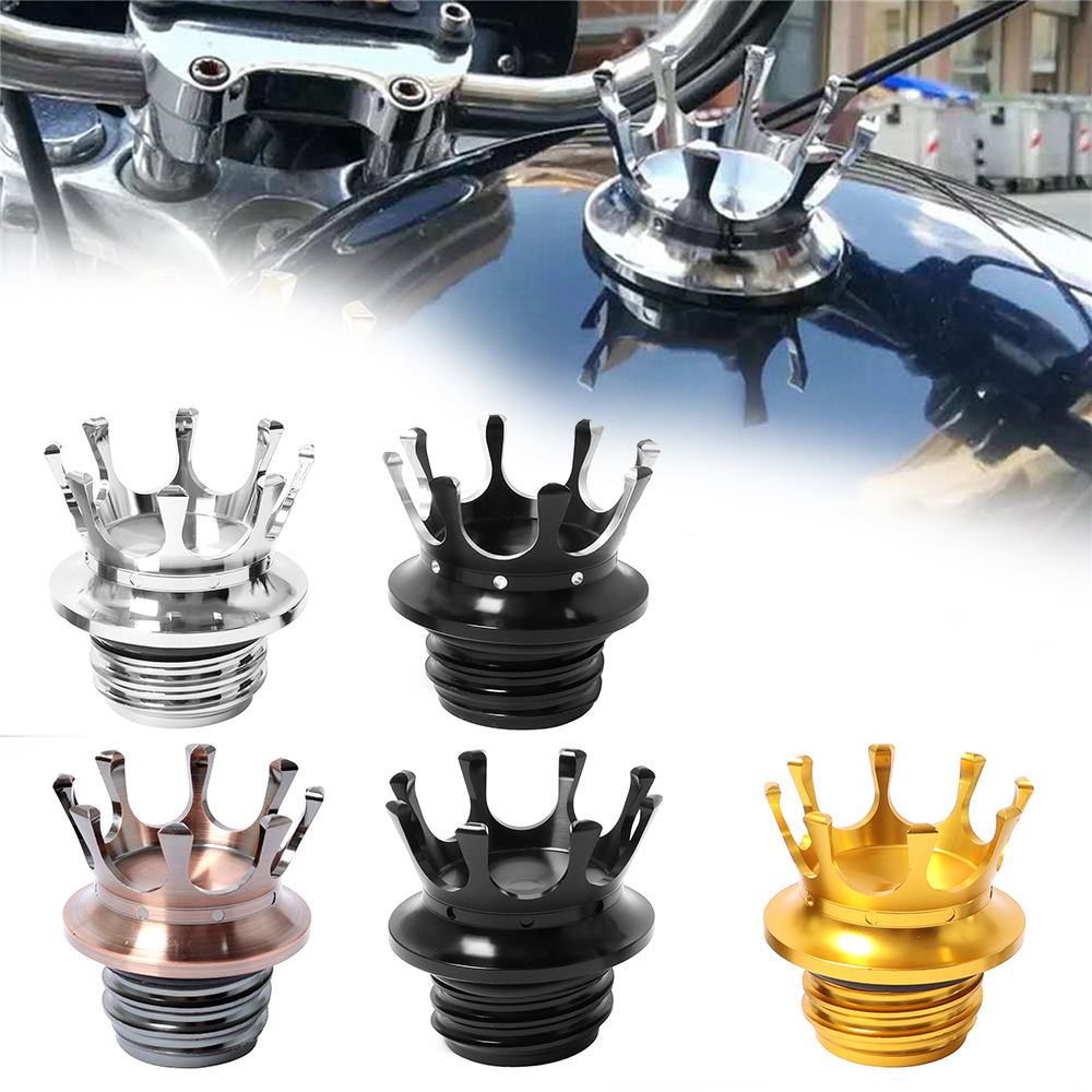 ฝาครอบถังน้ํามัน cnc อลูมิเนียมสําหรับ harley fxd fl xl flt touring sportster xl 1200 883x48