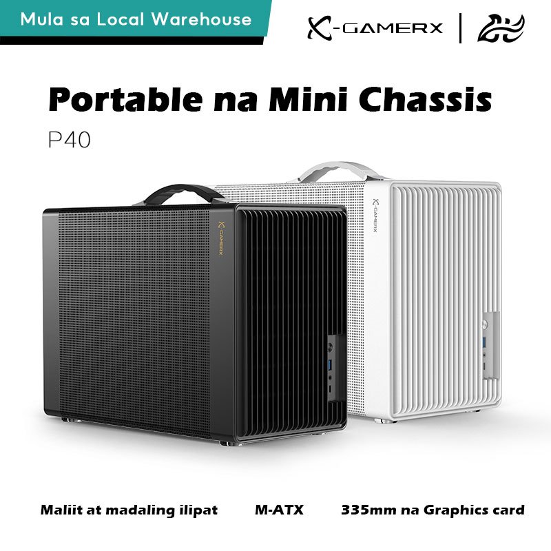 เคส ขนาดกะทัดรัด P40 รองรับเมนบอร์ด M-ATX/ITX รองรับการ์ดจอ 335mm รองรับฮีทซิงค์ CPU สูง 168mm สำหรั