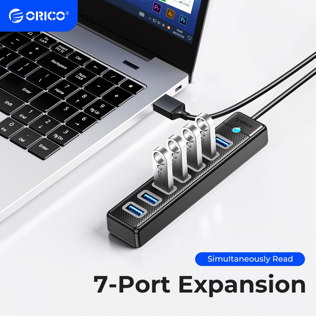 ORICO USB Hub 7 พอร์ต USB 3.0