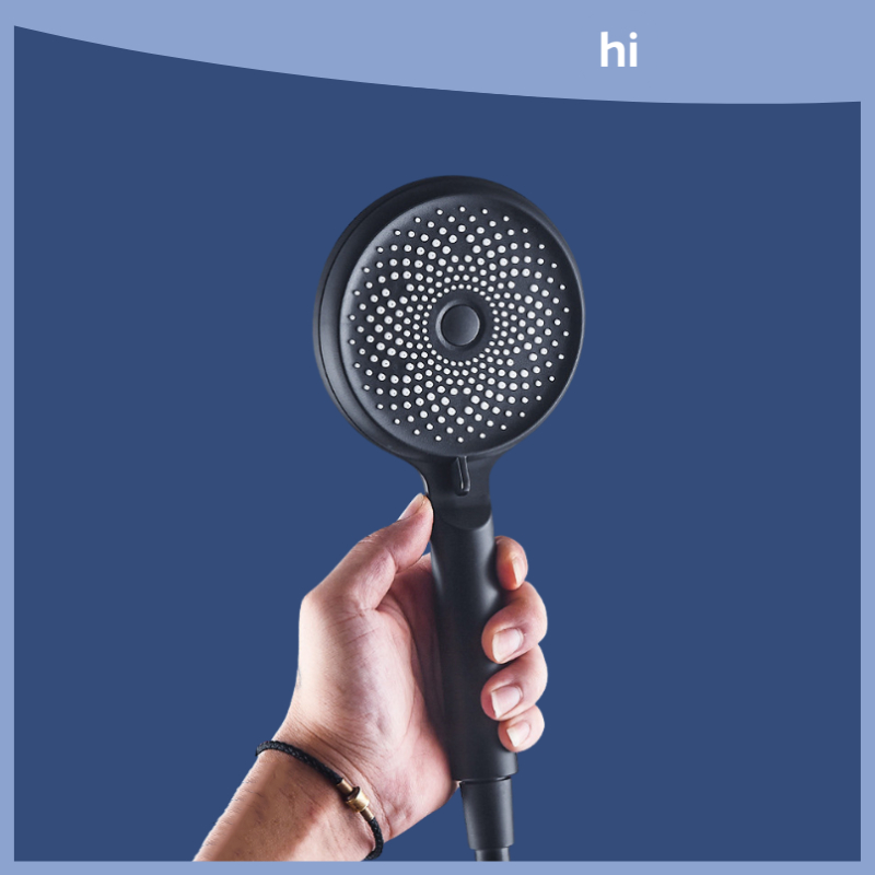HI HOMES ความดัน Boosting Showerhead Anti Clogging มือถือในครัวเรือนห้องน้ํา Showerhead ฝักบัว