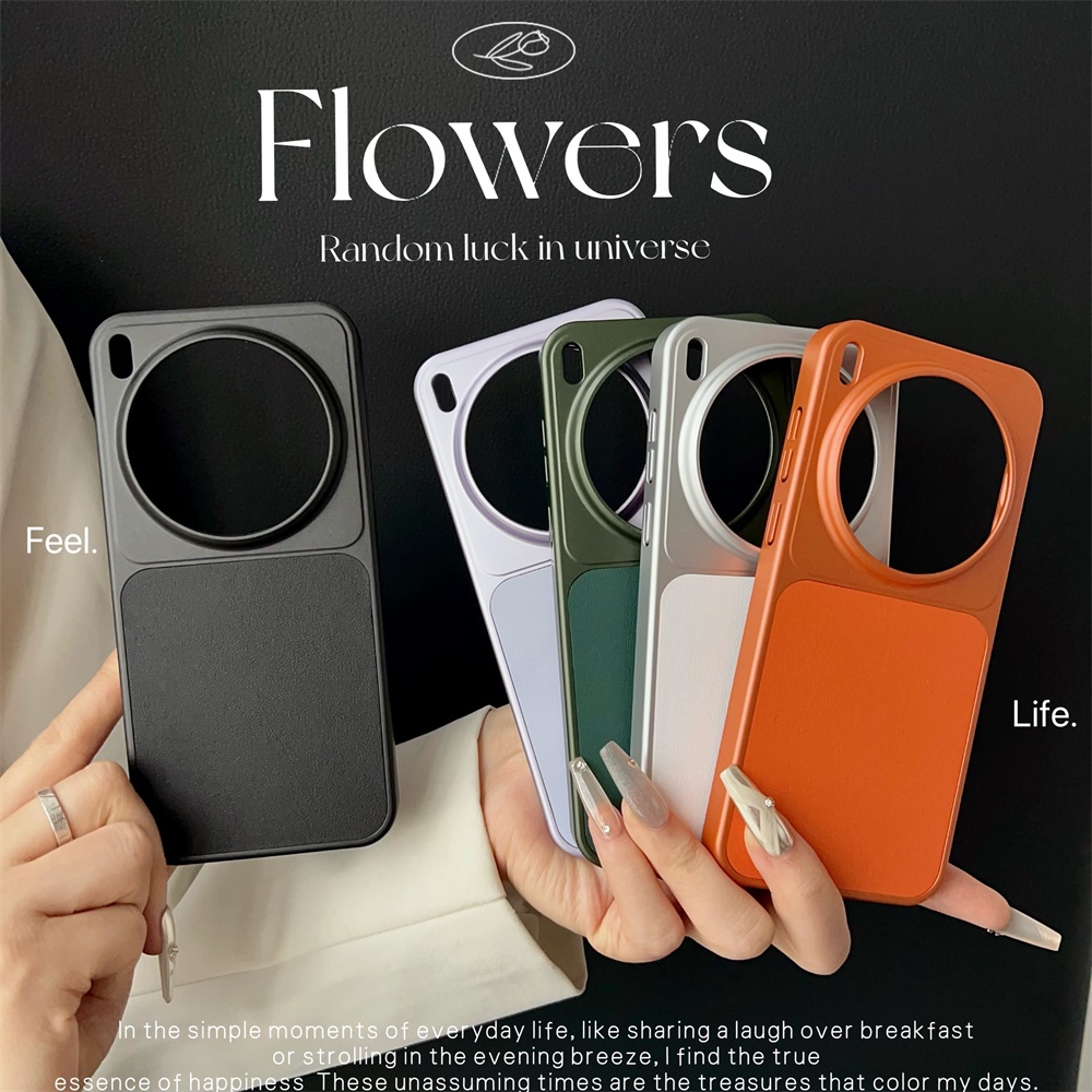 Changyi Built-in Magnetic Ring Ultra-thin Protection Shell PC Cover For Vivo X300 Pro X200 Pro Skin Leather Hard Back Case