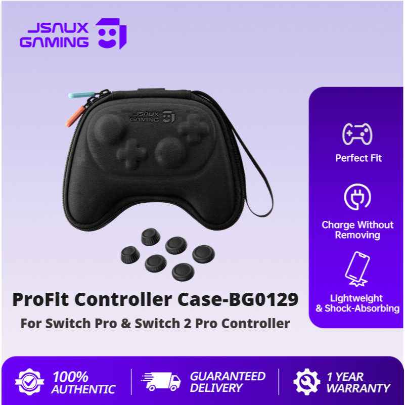 JSAUX Nintendo Switch Pro Controller Case ProFit Controller Case สําหรับ Switch Pro & Switch 2 Pro C