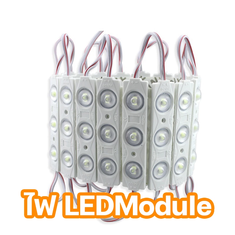 20ชิ้น 1.5W 12V ไฟโมดูลไฟLEDไฟโมดูล​ ไฟ LEDModuleไฟป้ายอักษรณ์ไฟงานป้ายกันน้ำไฟมอเตอร์ไซค์ ไฟรถยนต์  กันน้ำ IP68 ไฟป้ายอักษร