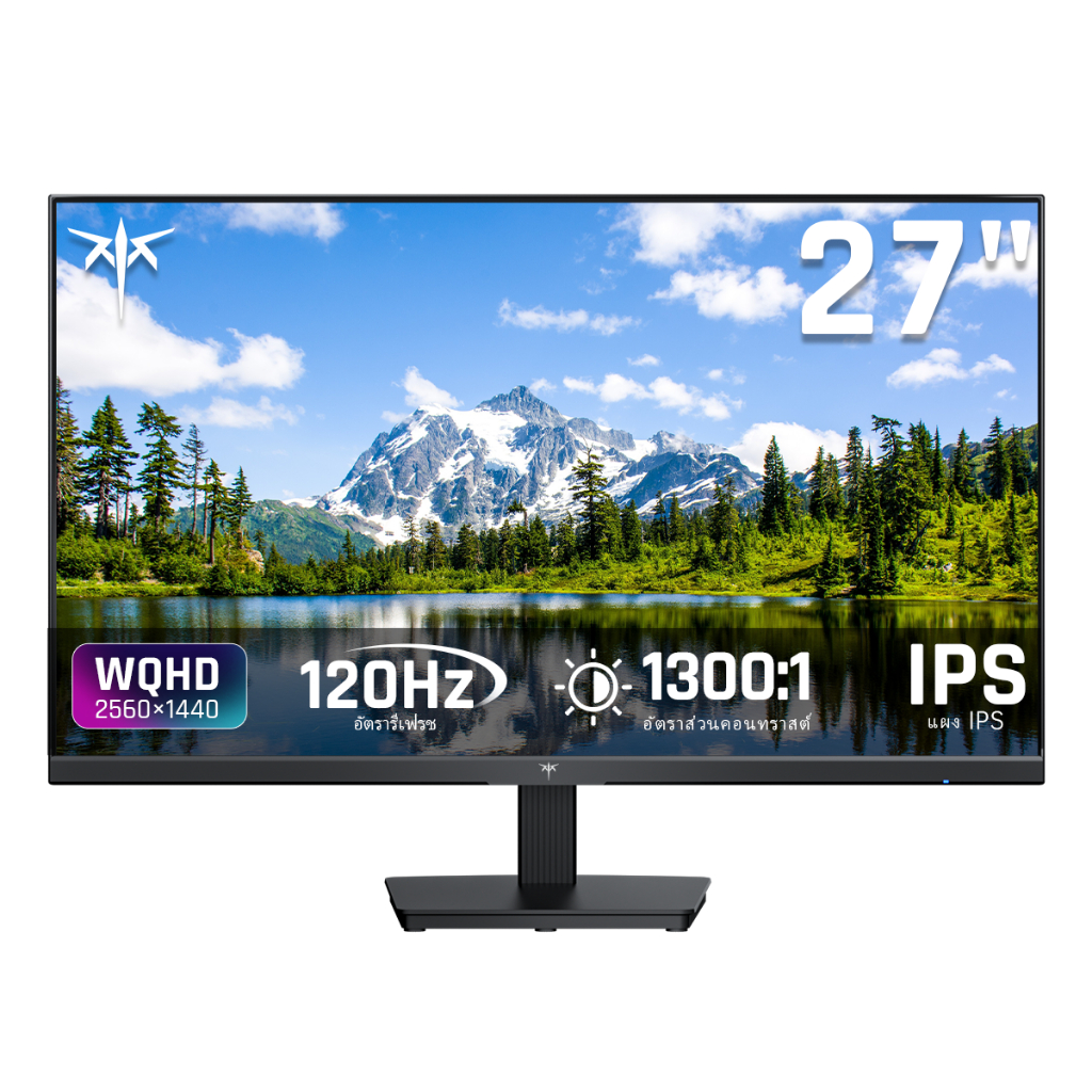 KTC จอคอม 27 นิ้ว H27D9 | 2K QHD (2560x1440) | อัตราการรีเฟรชสูงสุด 120Hz แผง IPS | 123% sRGB สเปซสี