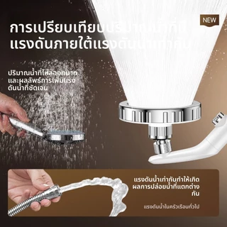 ตอง12เซนติเมตรแรงดันหัวฝักบัวปรับที่ถอดออกได้ห้องน้ํารอบเครื่องพ่นสารเคมีฝนประหยัดน้ํา #045-เอ